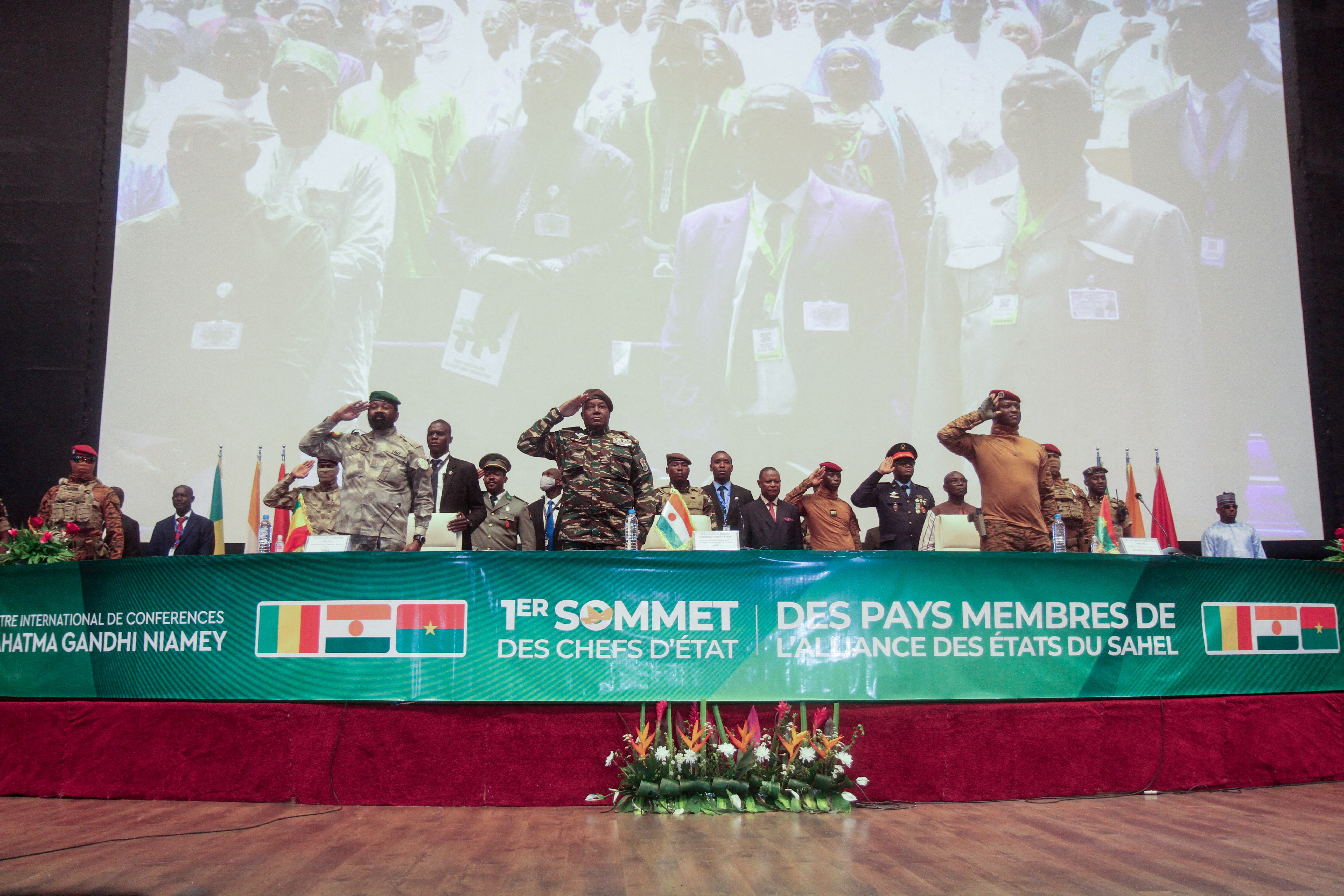 FILE PHOTO: Sahel junta leaders meet for a summit in Niamey