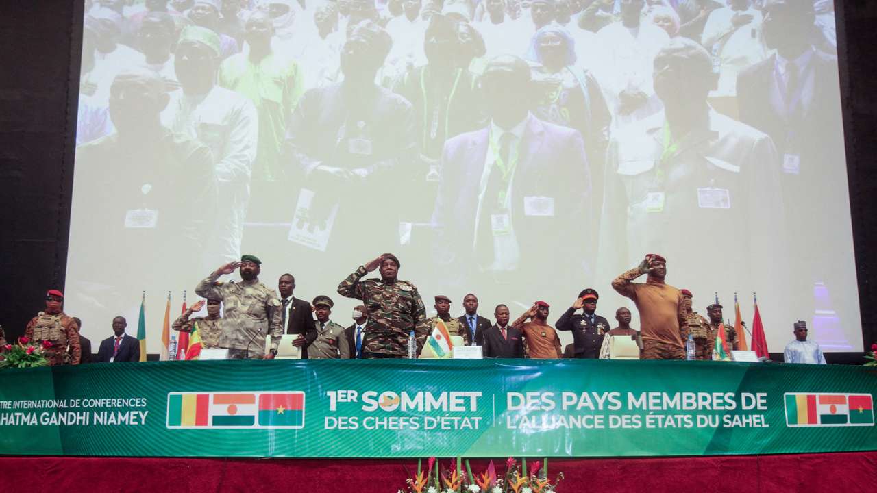 FILE PHOTO: Sahel junta leaders meet for a summit in Niamey