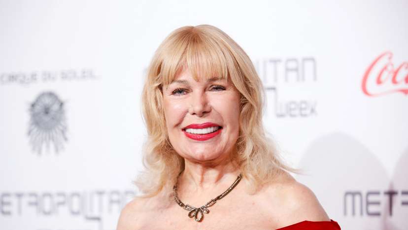 Actor Loretta Swit poses during the Metropolitan Fashion Week's Closing Gala & Awards Show at Warner Brothers Studios in Burbank, California