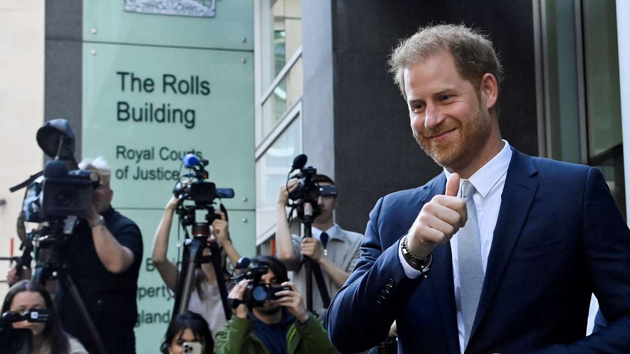 FILE PHOTO: Britain's Prince Harry, Duke of Sussex's lawsuit against a newspaper group, in London