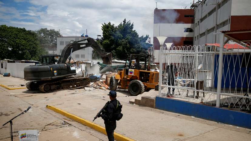 Venezuela's government shows Aragua jail after taking it over, in Tocoron