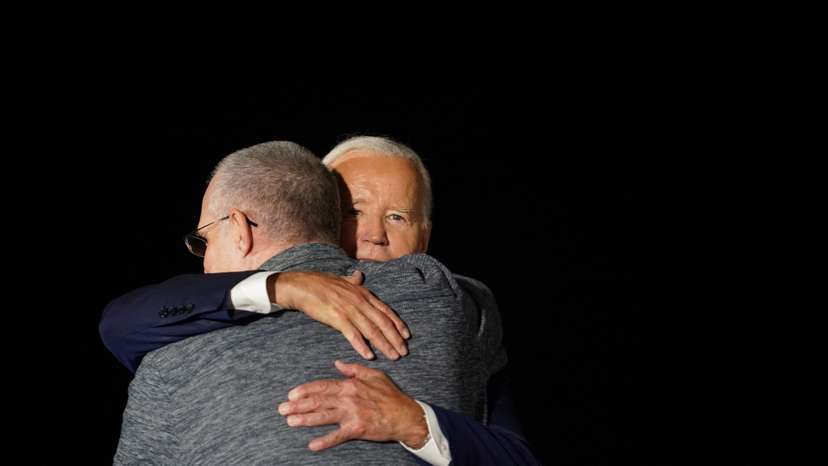 U.S. President Joe Biden meets with Americans released from detention in Russia, upon their arrival at Joint Base Andrews