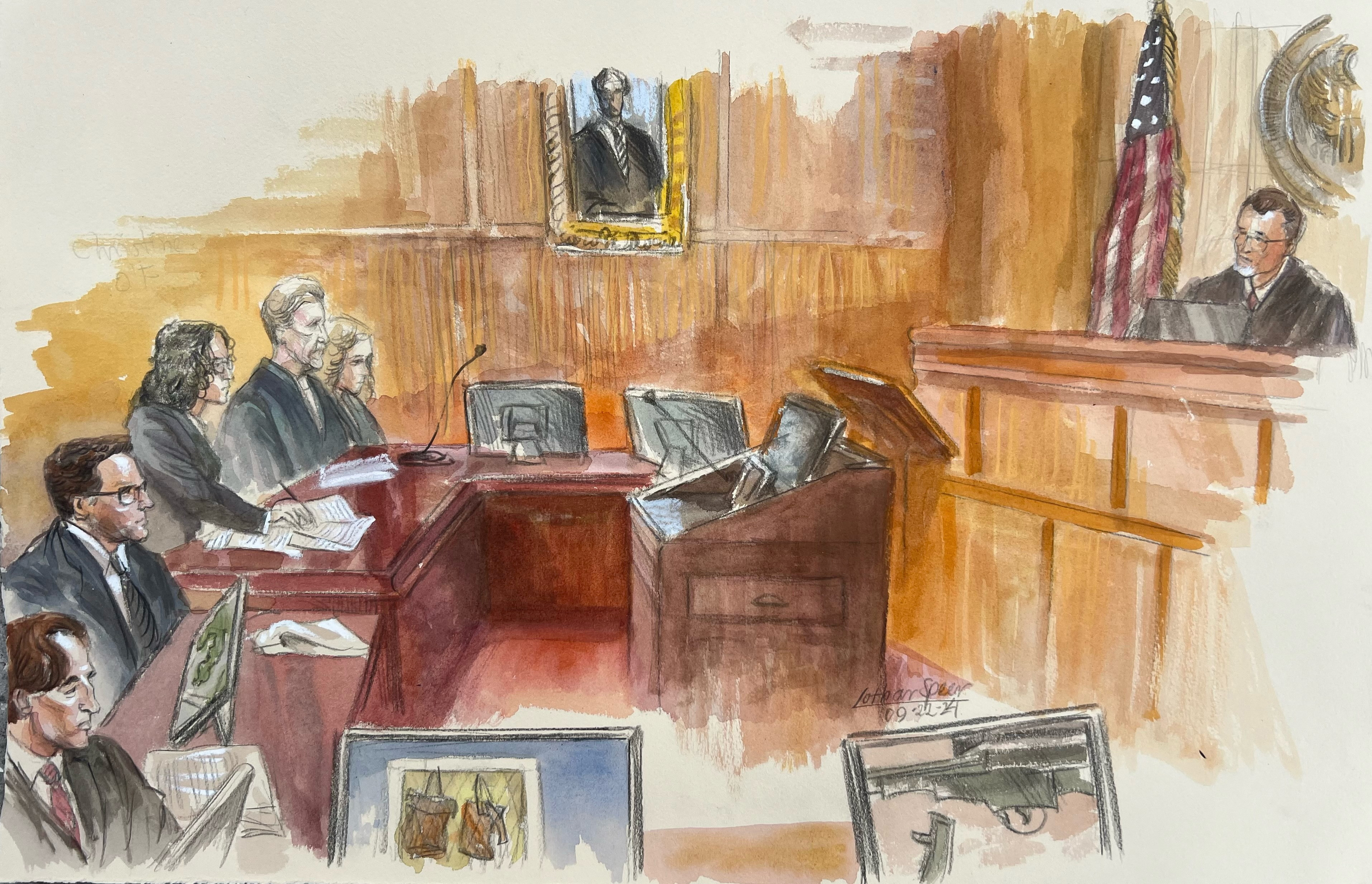 Ryan W. Routh, suspected of attempting to assassinate Donald Trump, appears in federal court in West Palm Beach
