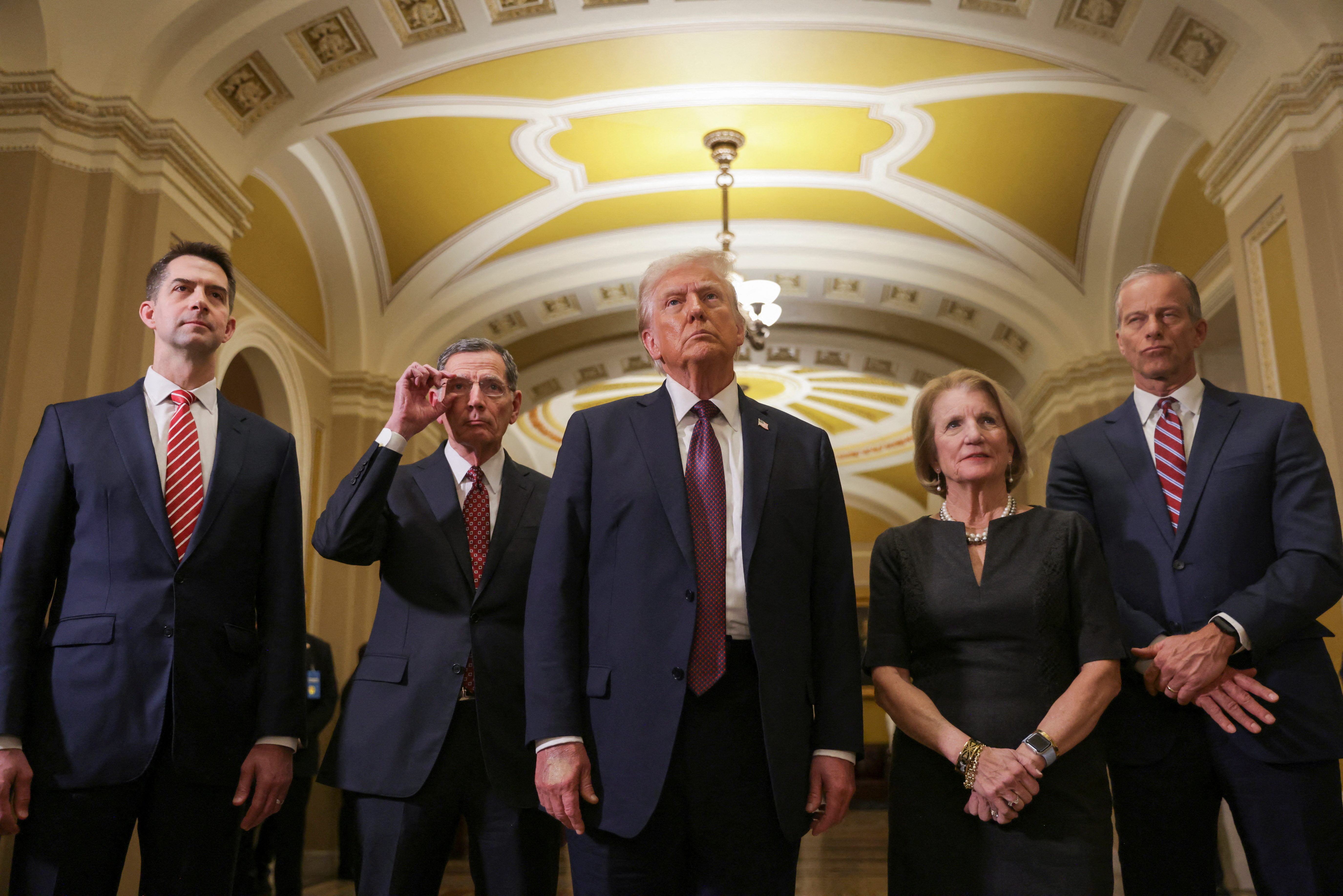 U.S. President-elect Donald Trump at the U.S. Capitol in Washington