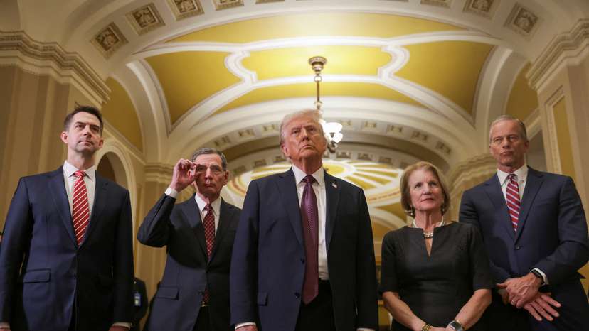 U.S. President-elect Donald Trump at the U.S. Capitol in Washington