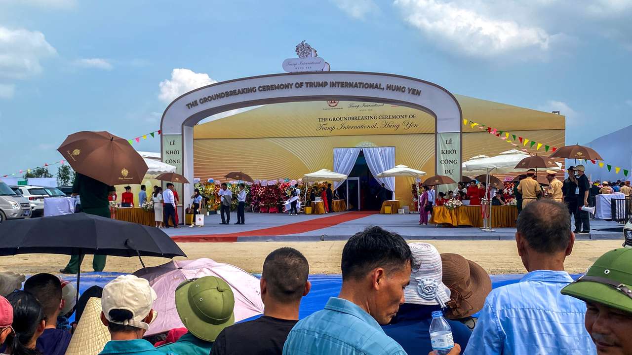 Trump Organization breaks ground on a golf club in Vietnam, in Hung Yen