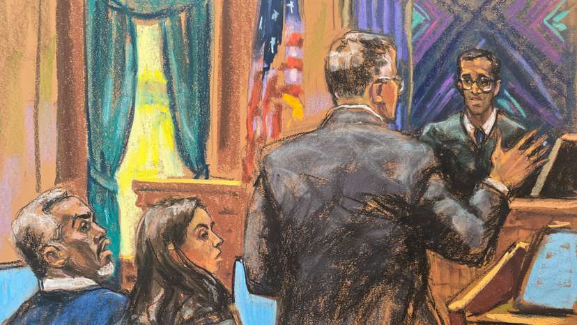 Sean "Diddy" Combs attends trial in New York federal court