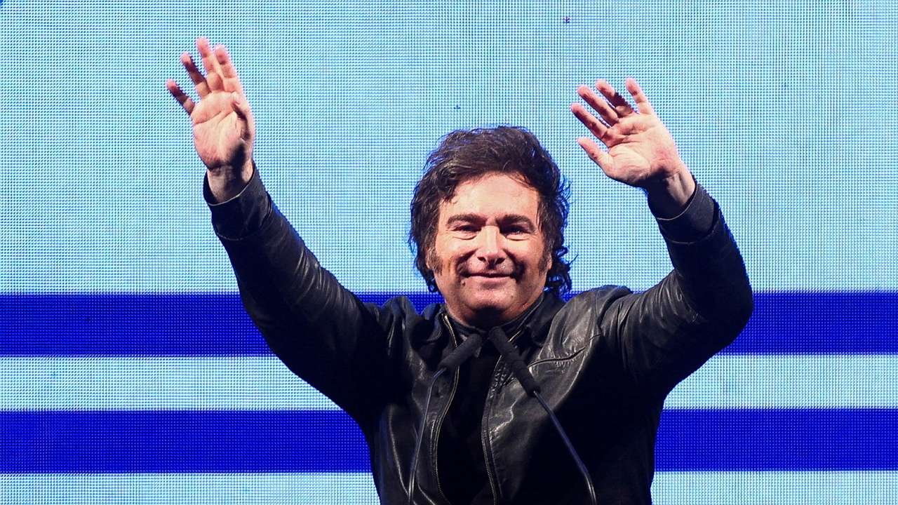 FILE PHOTO: Argentina's President Javier Milei holds rally in Buenos Aires to launch his party nationally