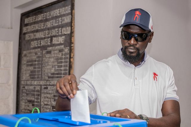 Referendum on new Guinean constitution, in Conakry
