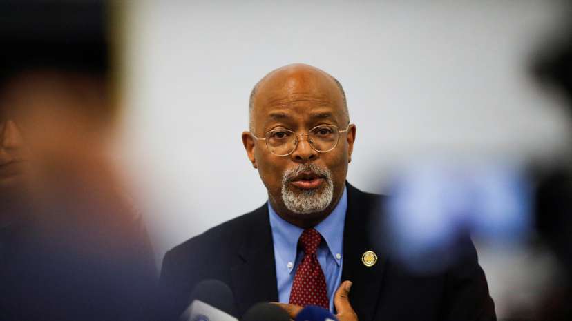 FILE PHOTO: U.S. Representative Glenn Ivey (D-MD) advocates for the release of Abrego during visit to El Salvador