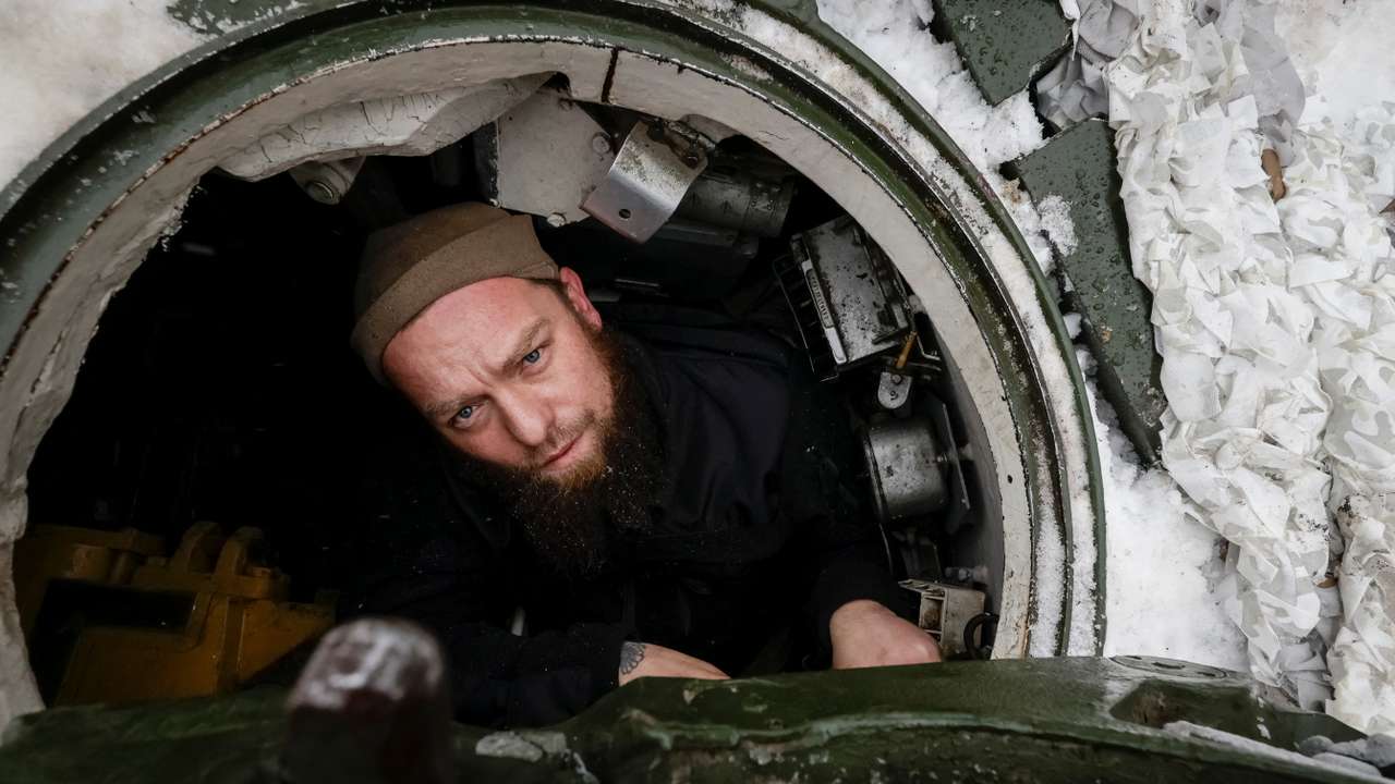Ukrainian tank platoon commander Bohdanov in Kharkiv region