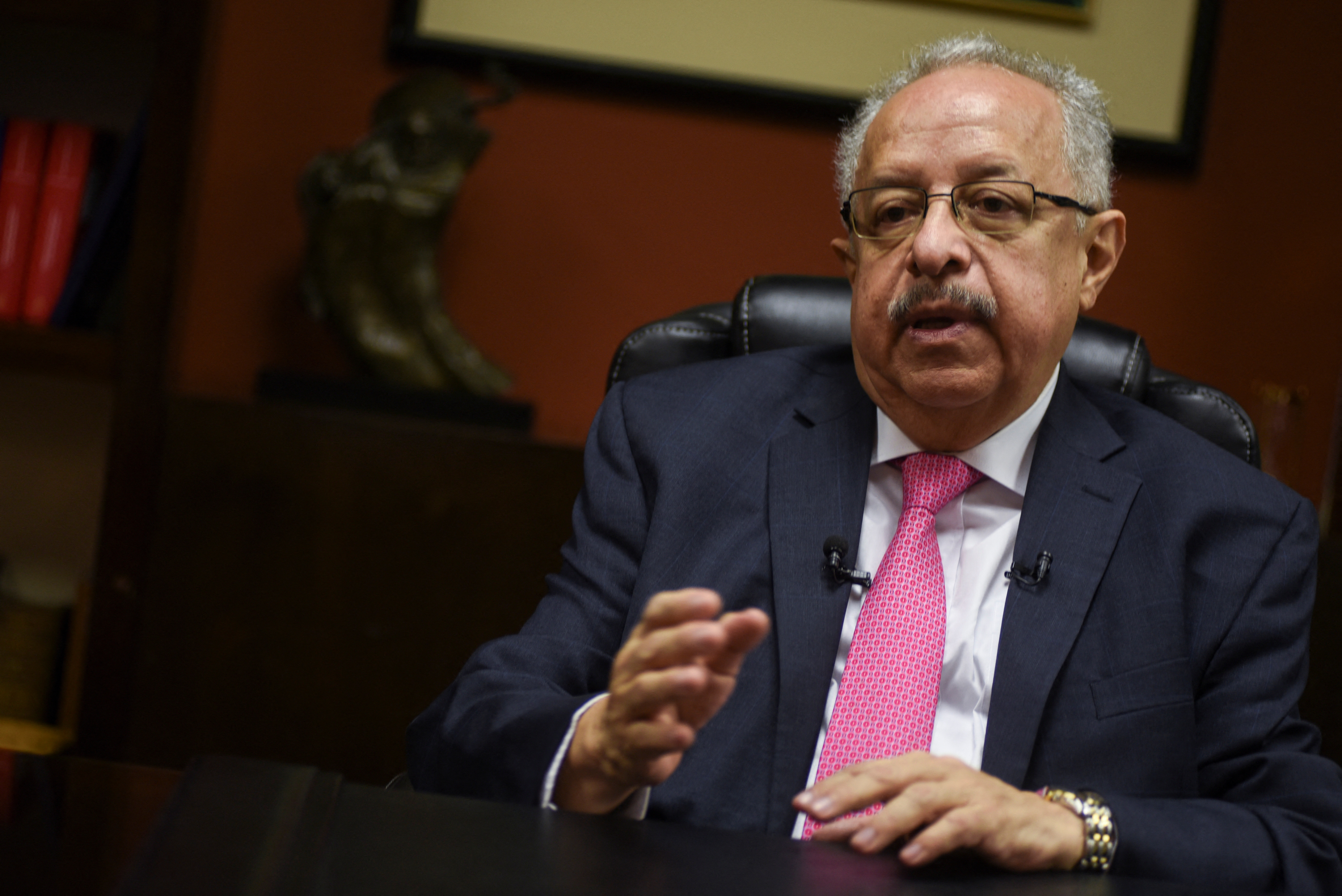 Guatemala's new Minister of Foreign Affairs Carlos Ramiro Martinez during an interview with Reuters, in Guatemala City