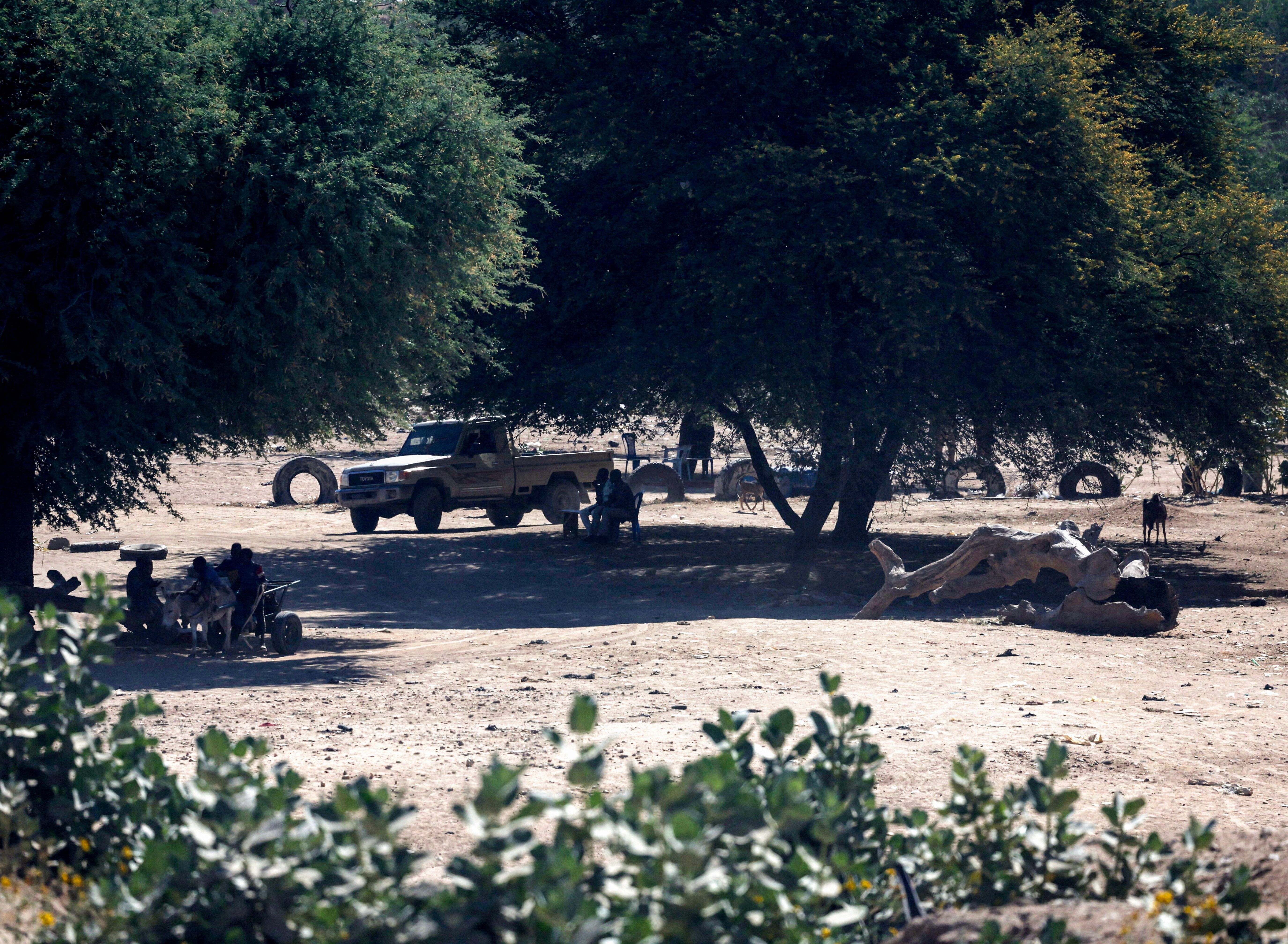 Scenes from Tine border post in eastern Chad amid conflict between the paramilitary Rapid Support Forces (RSF) and the Sudanese Army