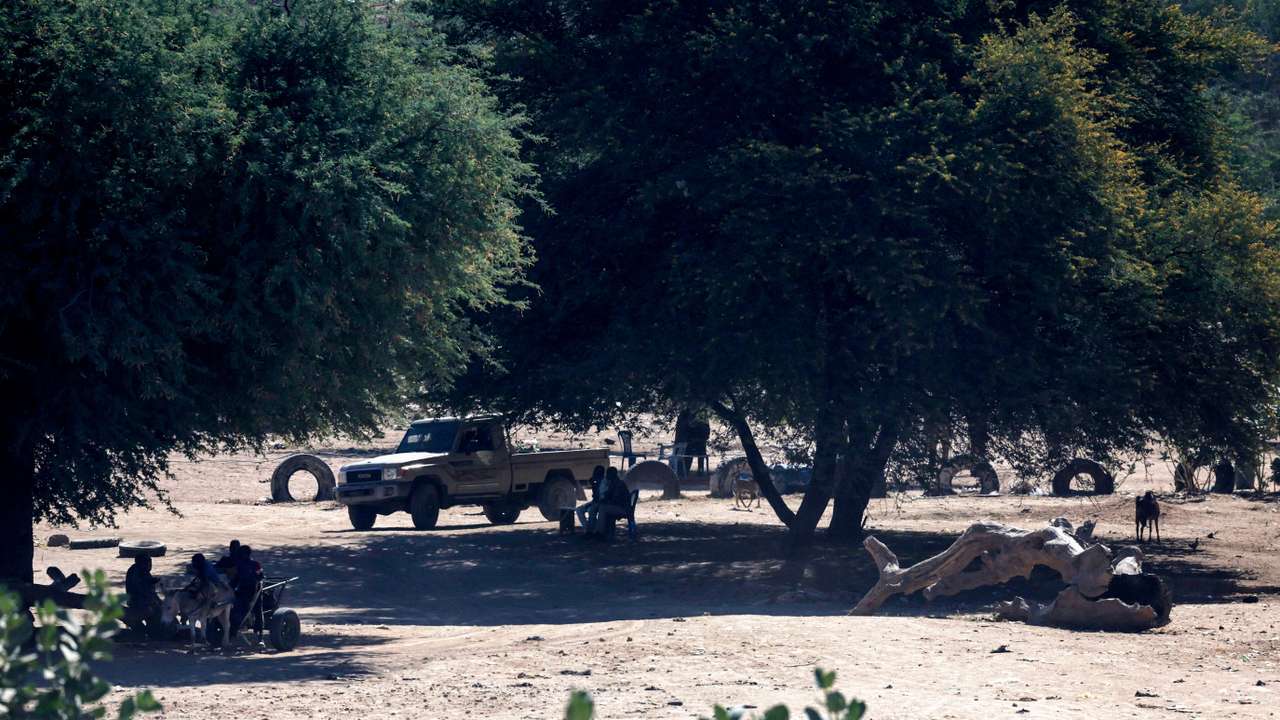 Scenes from Tine border post in eastern Chad amid conflict between the paramilitary Rapid Support Forces (RSF) and the Sudanese Army