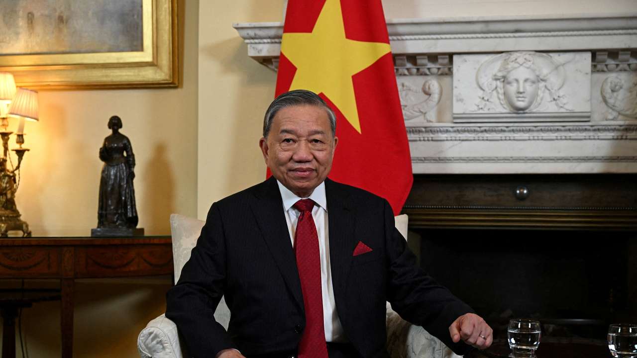 FILE PHOTO: Starmer Meets General Secretary Of Vietnam's Communist Party, To Lam