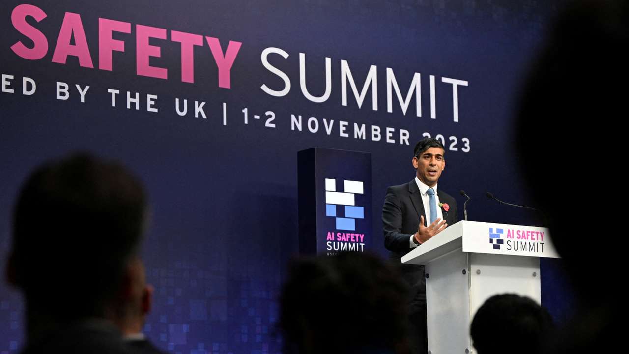 FILE PHOTO: AI Safety Summit 2023