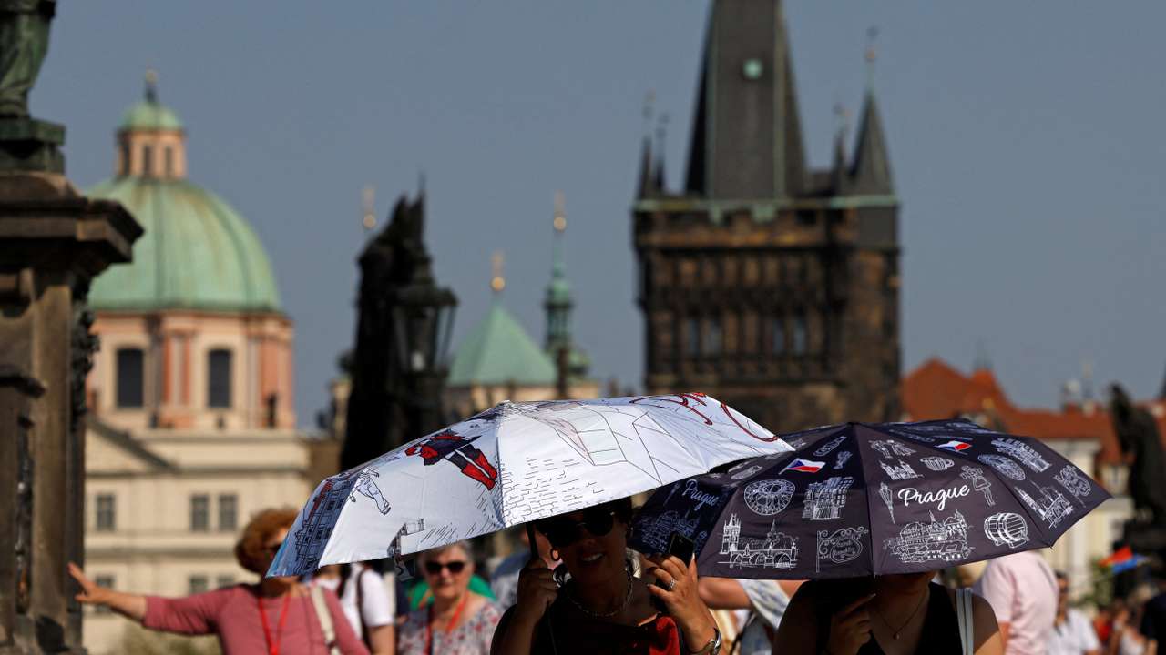 Heatwave in Prague