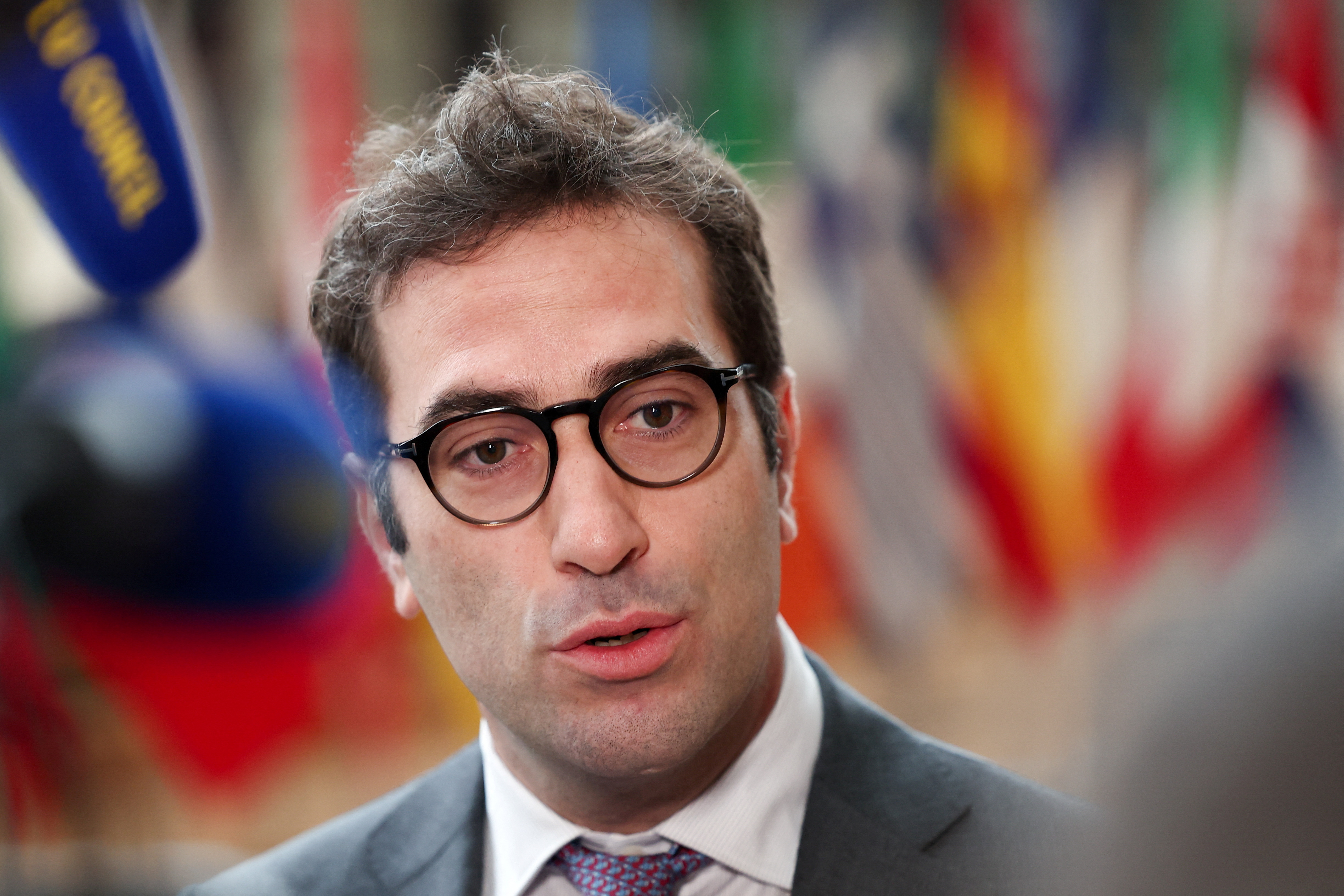 European Union trade ministers discuss EU-U.S. relations and tariffs, in Brussels