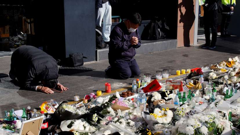 South Korea in mourning after deadly crowd crush