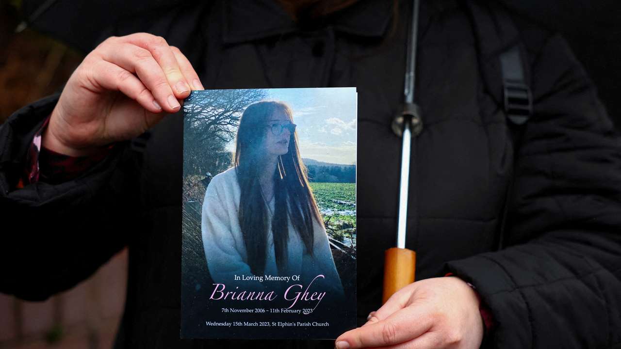 FILE PHOTO: Funeral of transgender teenage girl Brianna Ghey, in Warrington