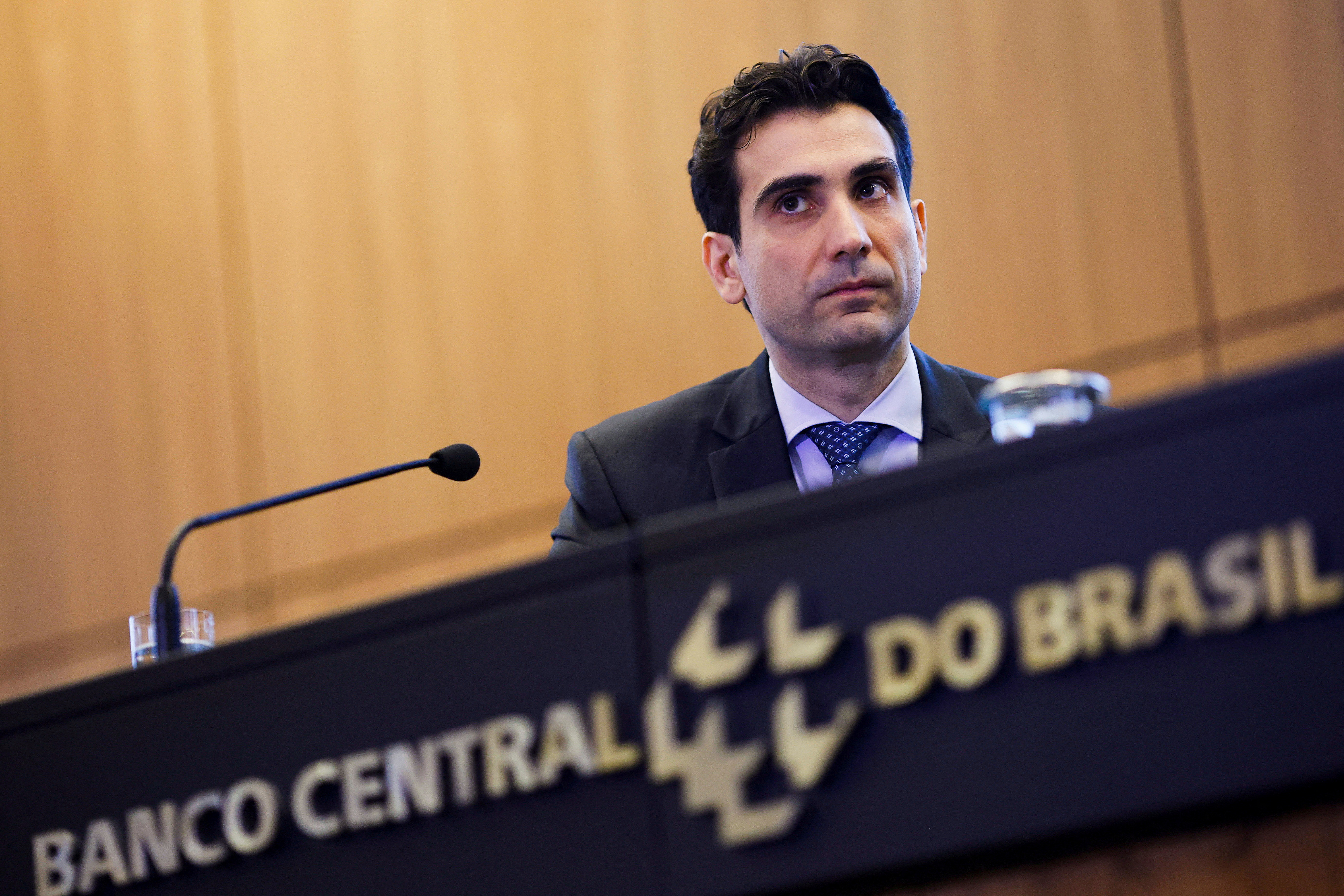 FILE PHOTO: Gabriel Galipolo, who is set to head Brazil's central bank, is shown in Brasilia