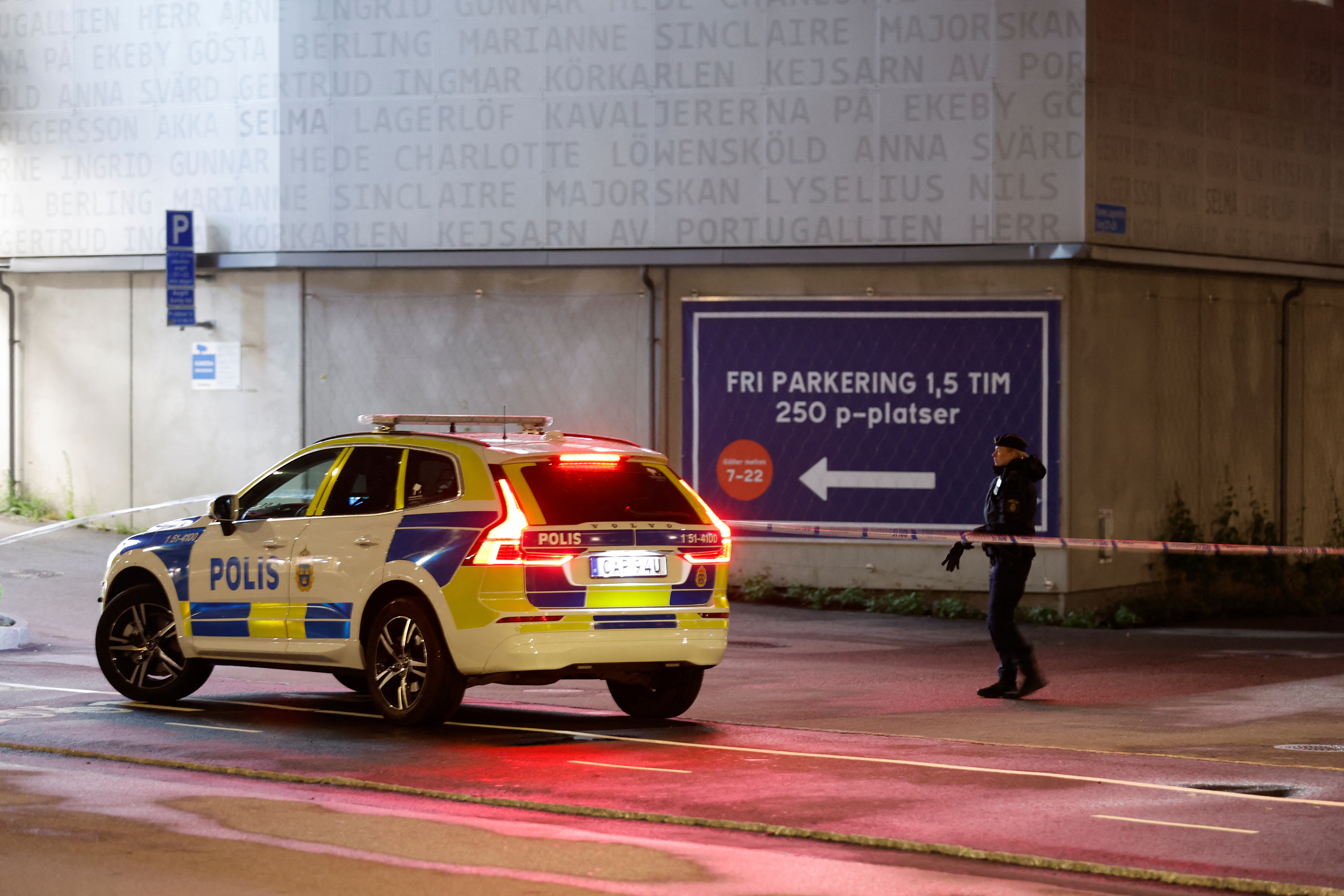 FILE PHOTO: Rapper C. Gambino was shot to death in a parking garage in Gothenburg