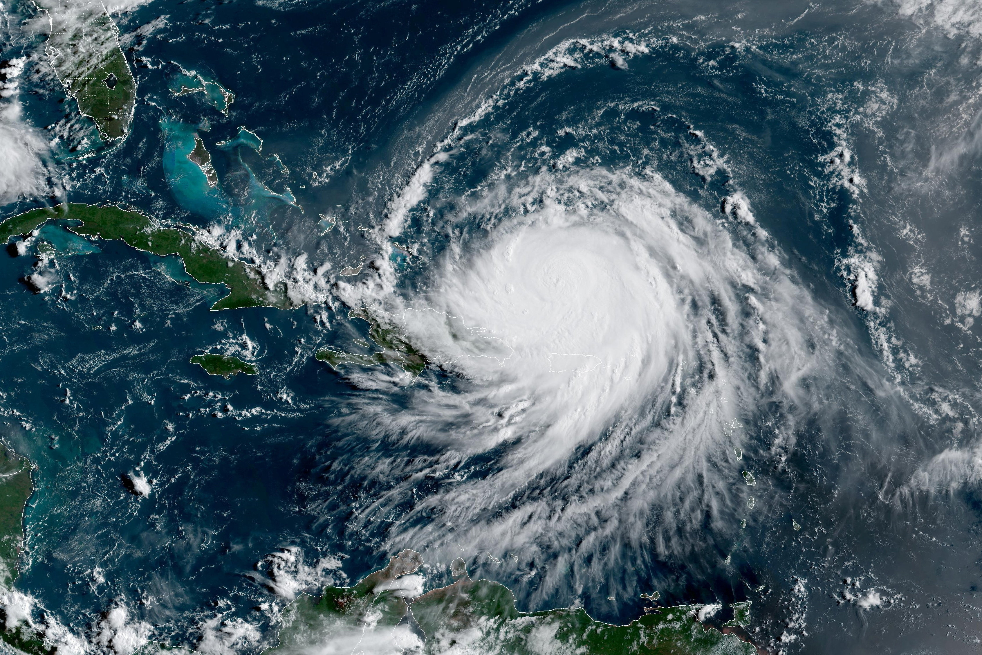 Hurricane Erin, which is the first hurricane of the 2025 Atlantic season and has been downgraded to Category 3