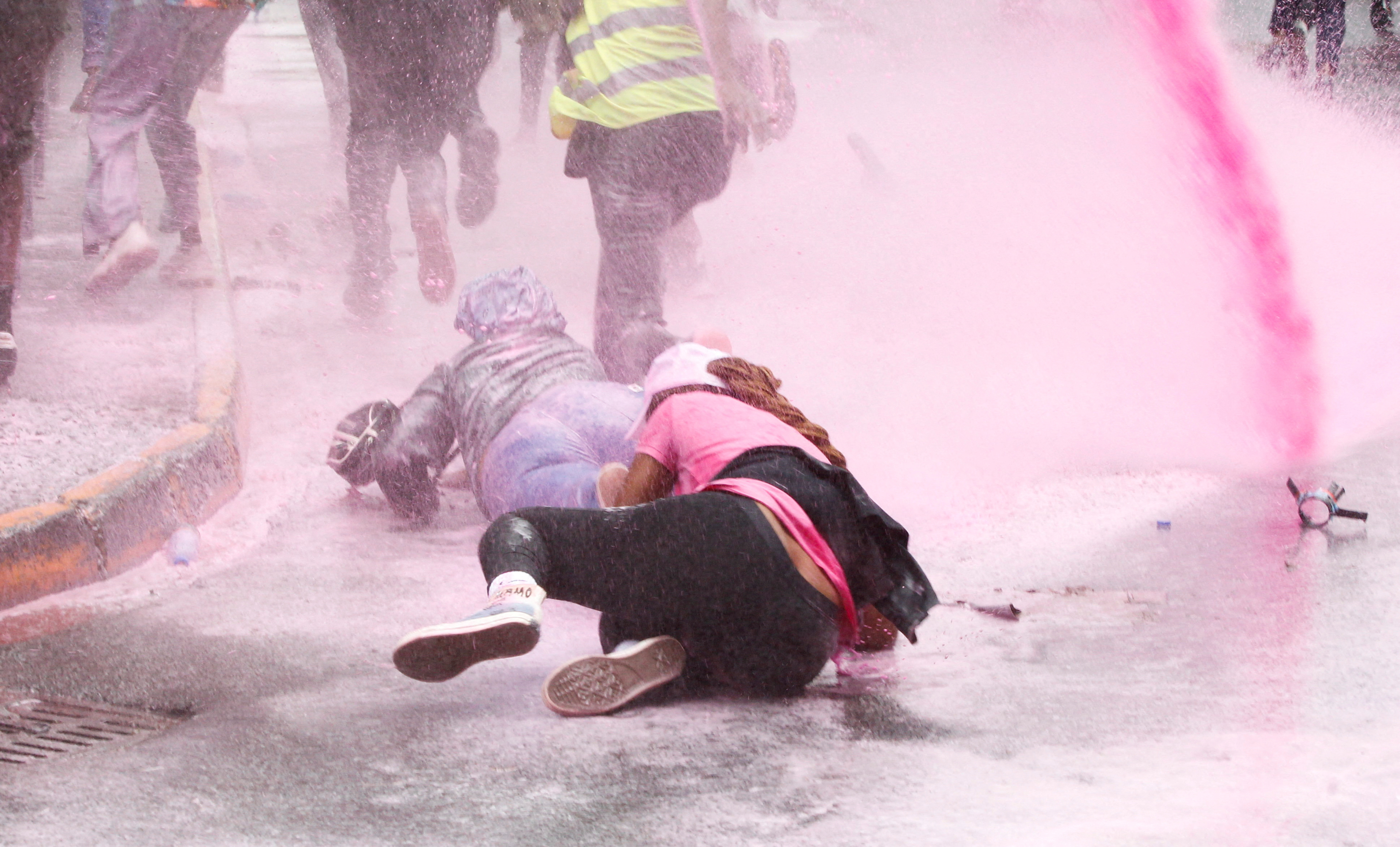 FILE PHOTO: Anti-finance bill protesters clash with police in Nairobi