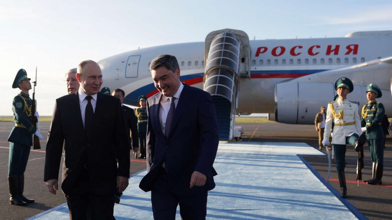 Russia's Putin arrives for SCO summit in Kazakhstan