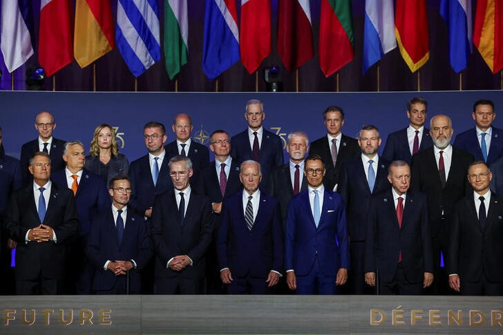 Commemoration of the 75th anniversary of the alliance at a NATO event, in Washington