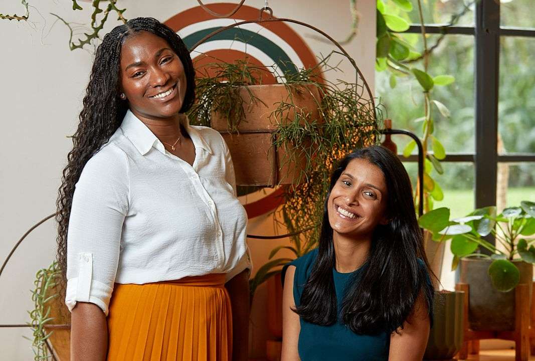 Founders of Uncover, Sneha Mehta and Jade Oyateru