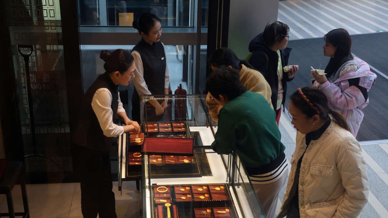 Laopu Gold jewellery store in Beijing