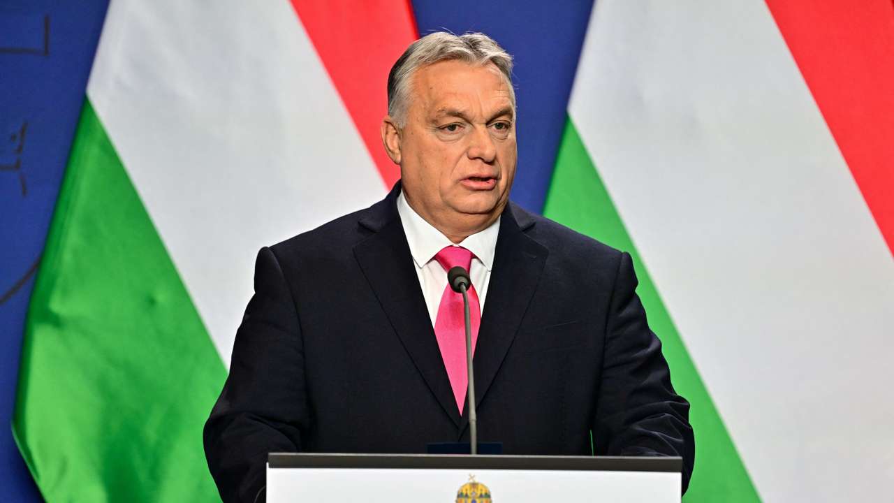 Hungarian PM Orban holds an annual international media briefing, in Budapest