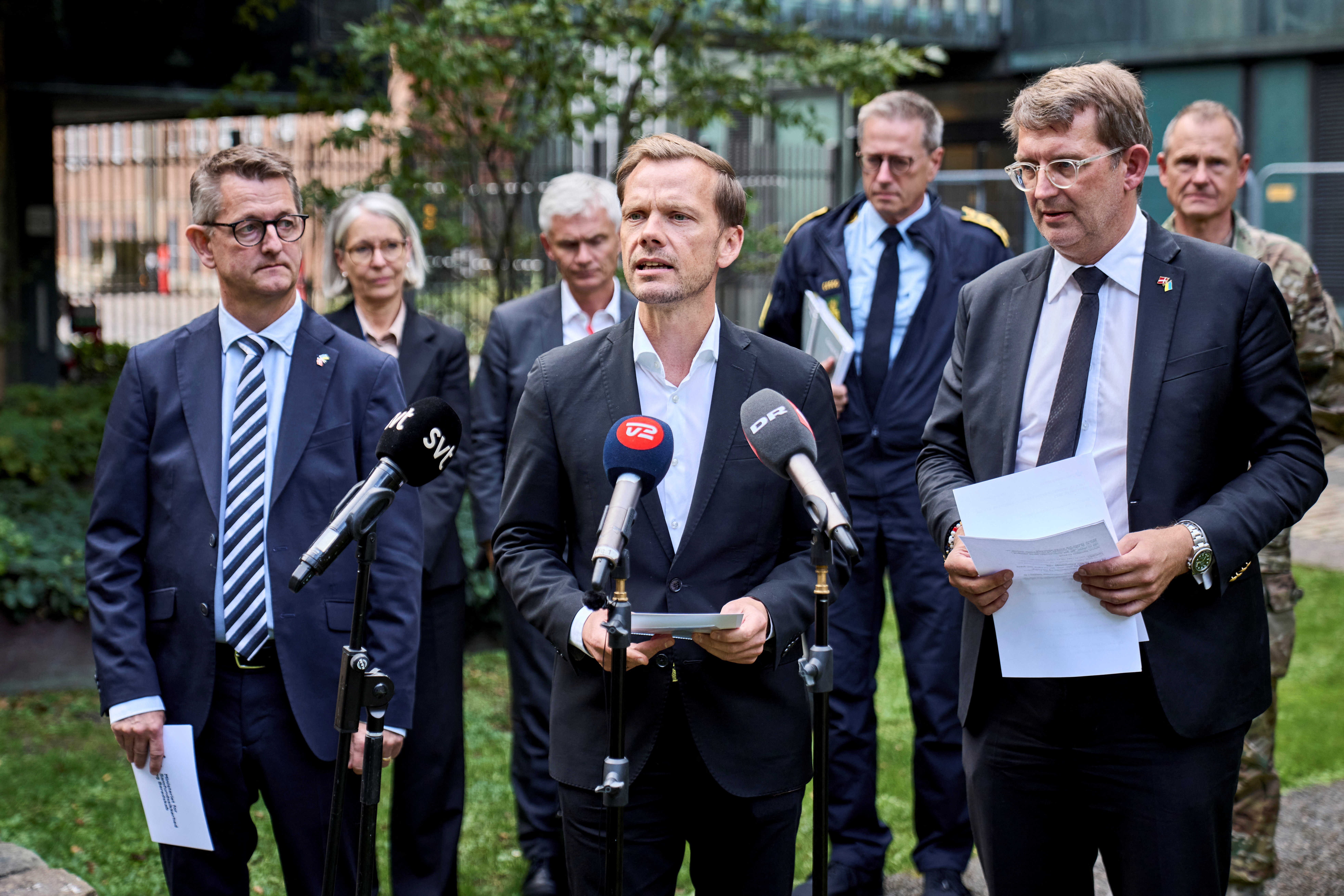 Drone briefing at the Ministry of Justice, in Copenhagen