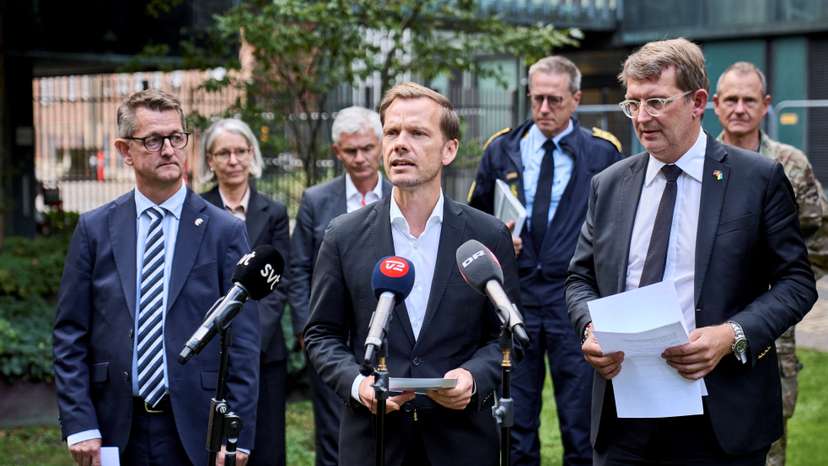 Drone briefing at the Ministry of Justice, in Copenhagen