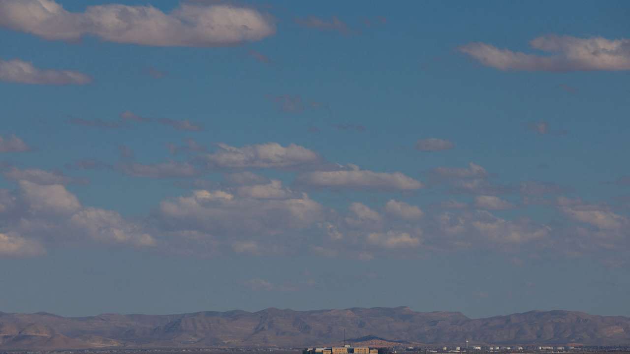 FILE PHOTO: El Paso International Airport after temporary closure of its airspace was lifted