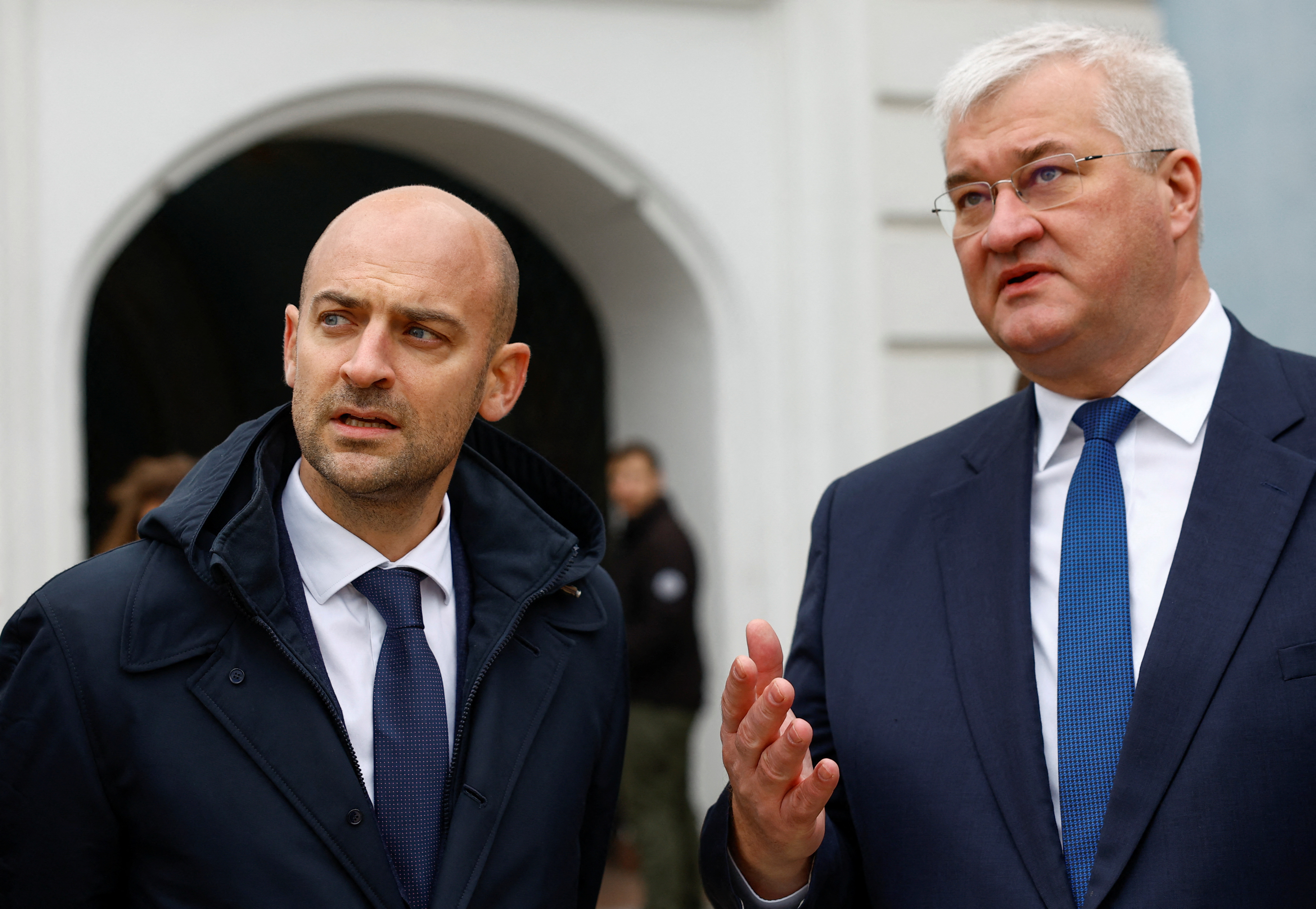French FM Barrot visits Ukraine