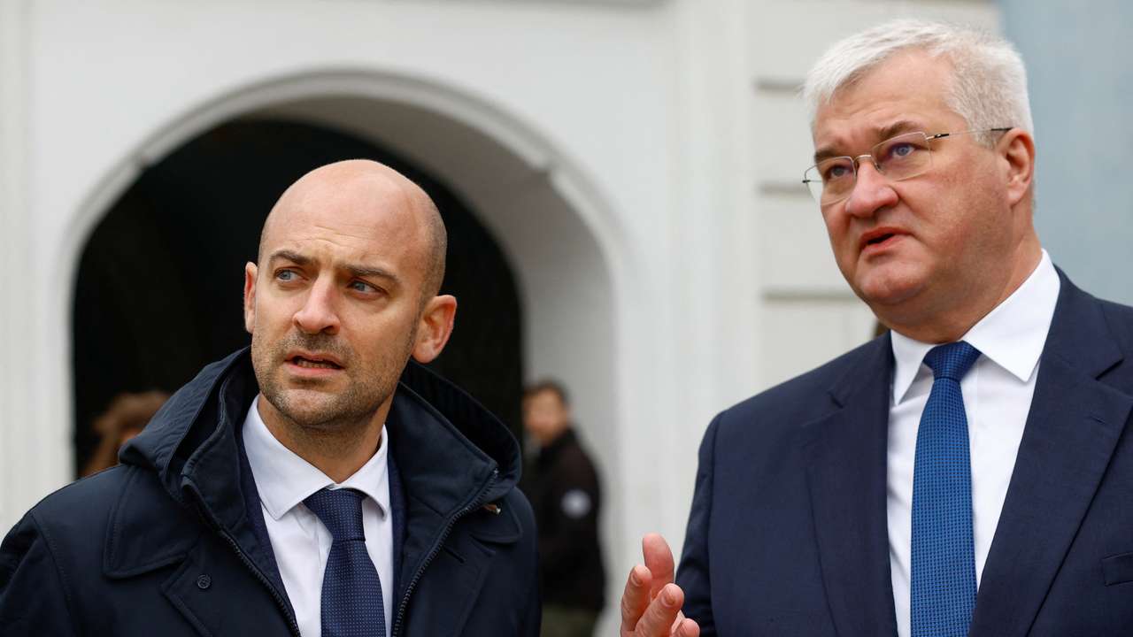 French FM Barrot visits Ukraine
