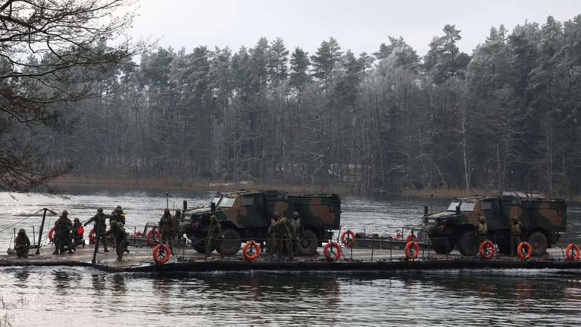 TUMAK-22 NATO exercises in the Suwalki Gap