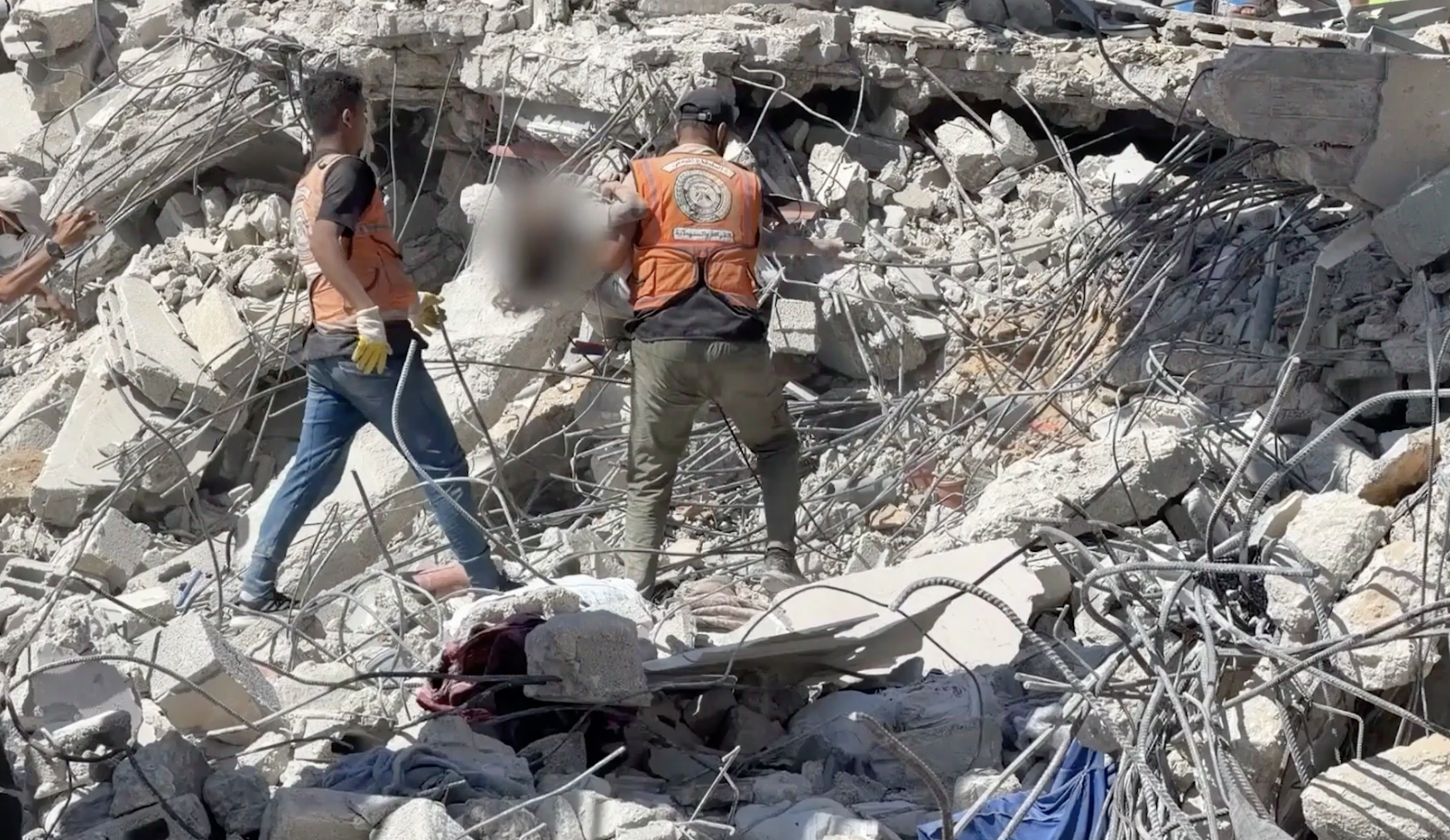 Gaza Building Collapse