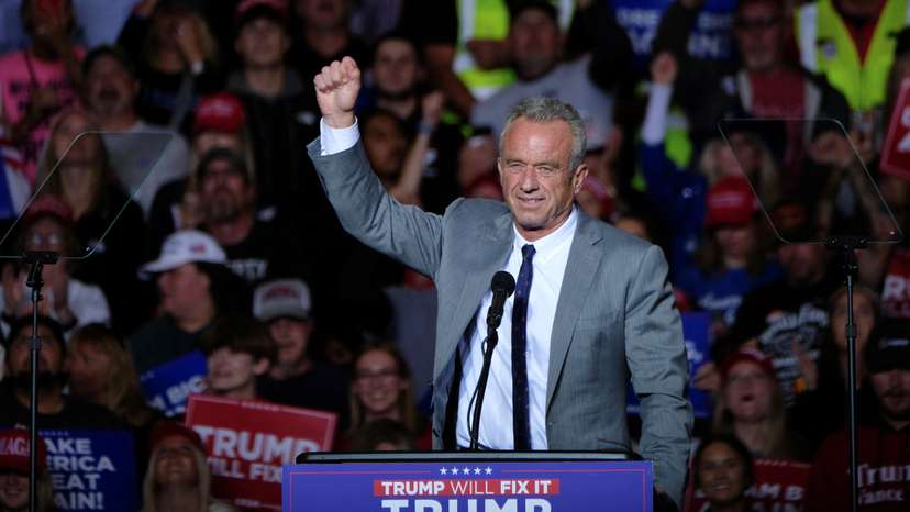 Republican presidential nominee and former U.S. President Donald Trump campaigns in Milwaukee, Wisconsin