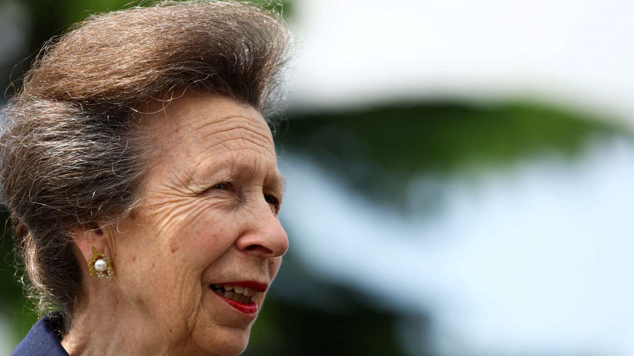 FILE PHOTO: Britain's Princess Royal Anne attends a commemorative event for the 80th anniversary of D-Day, in Normandy