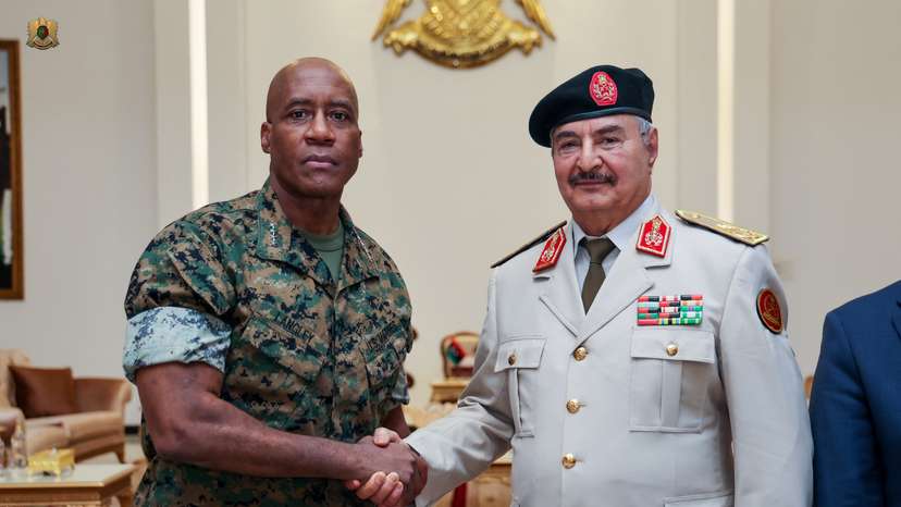 US officials meet Libyan National Army Commander Haftar in Libya