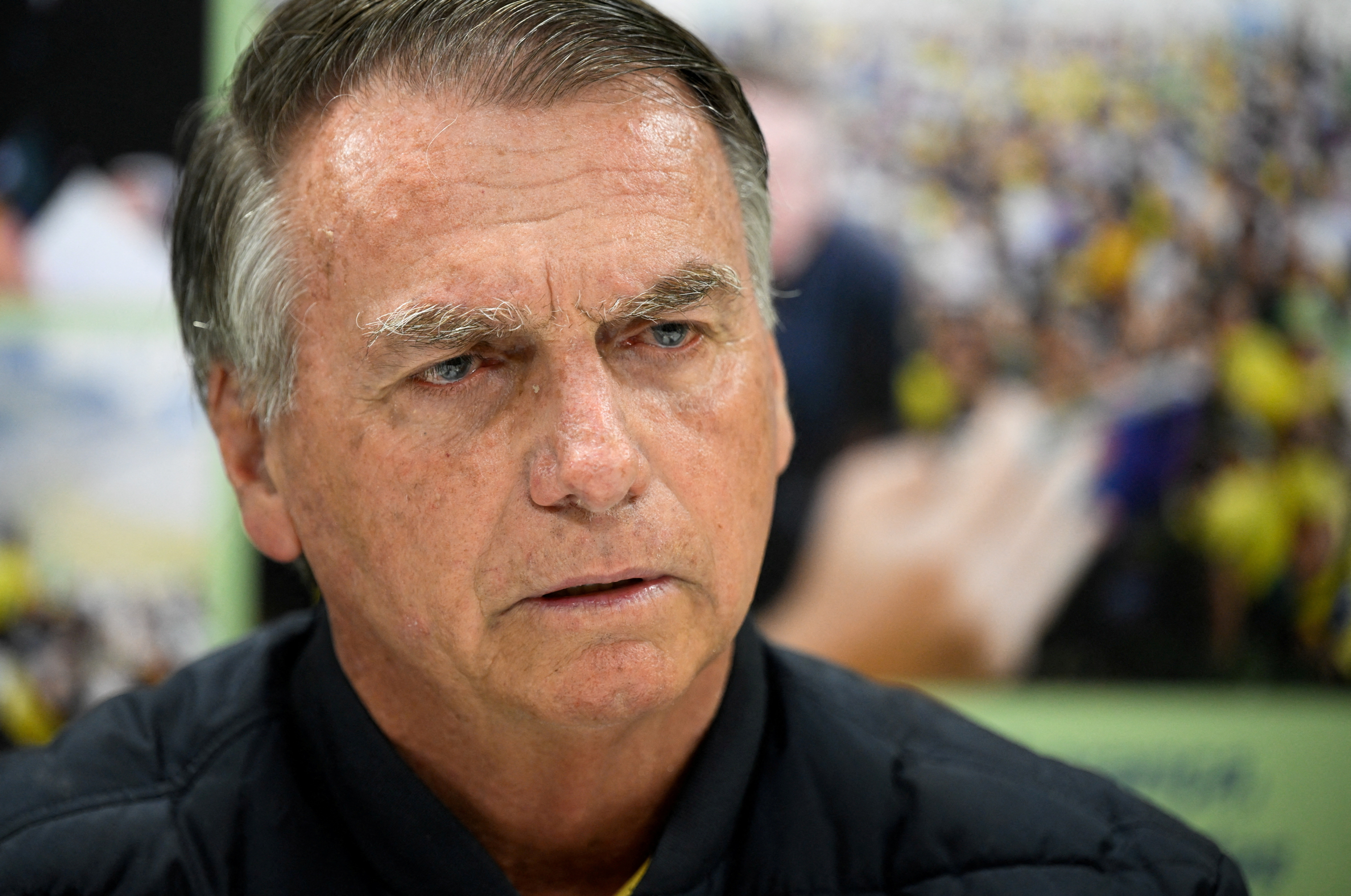 FILE PHOTO: Exclusive interview with former Brazilian President Bolsonaro in Brasilia