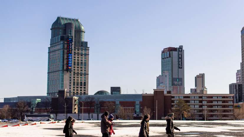 FILE PHOTO: Asylum-seeking migrants in Canada