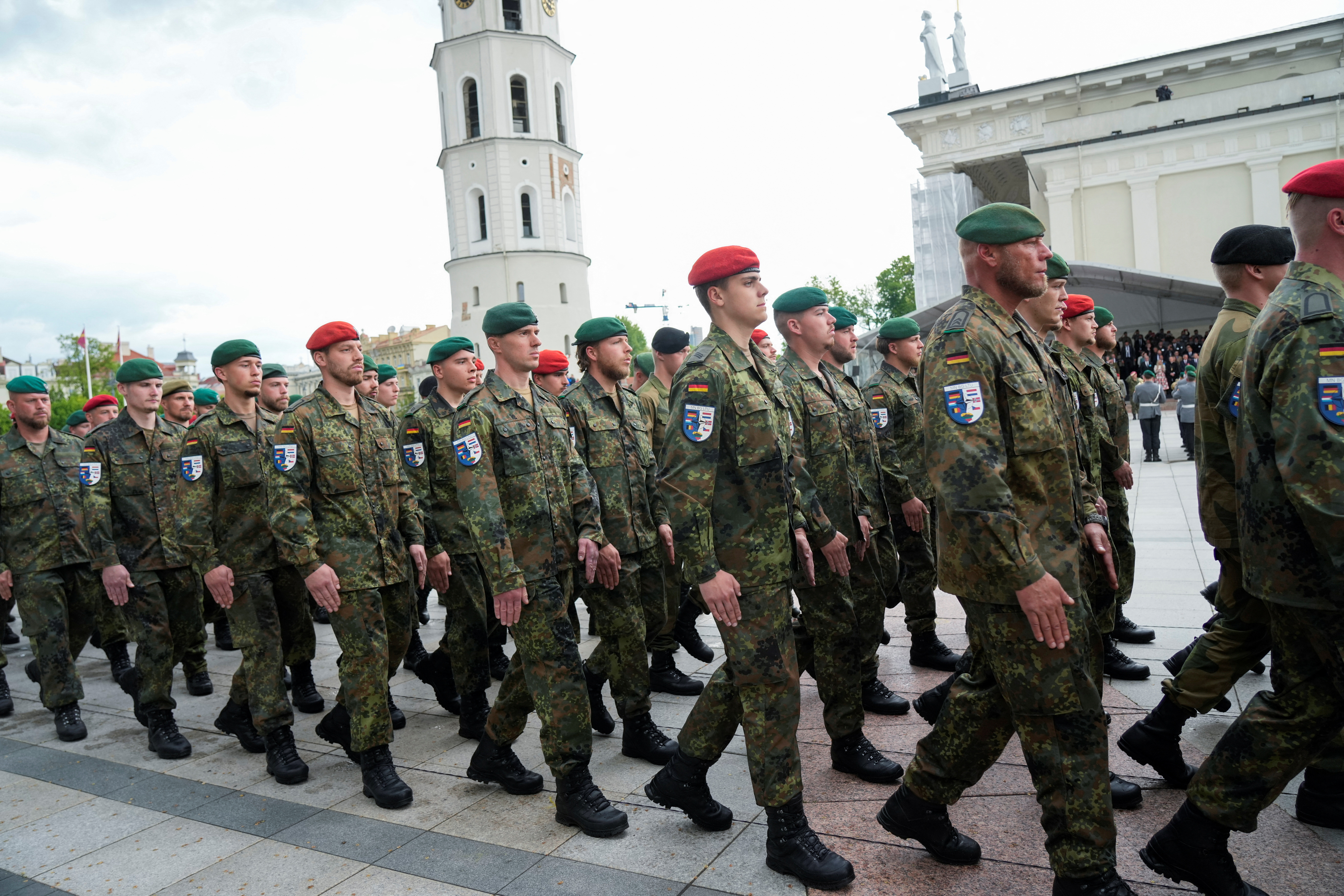 German Chancellor Friedrich Merz visits Lithuania