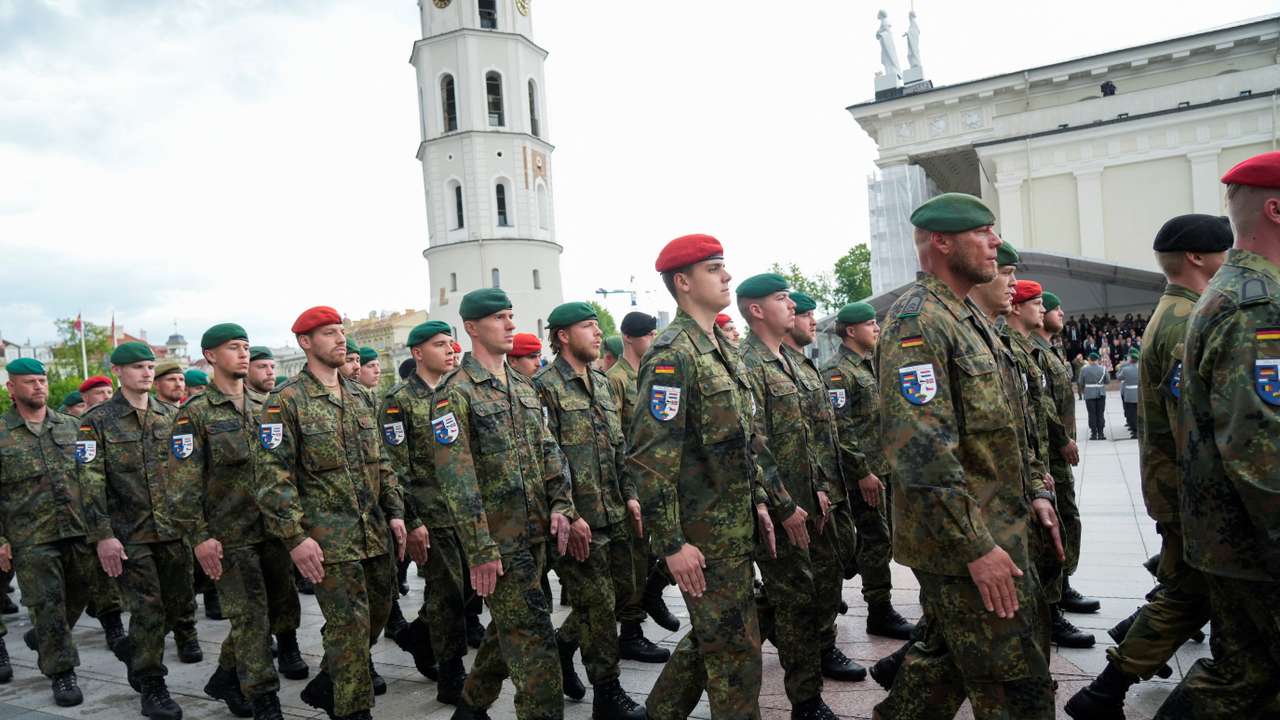 German Chancellor Friedrich Merz visits Lithuania
