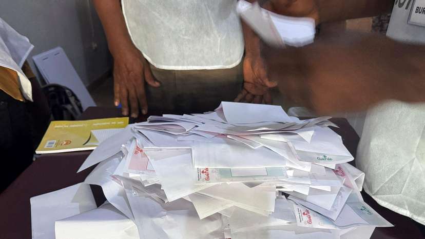 Referendum on new Guinean constitution, in Conakry