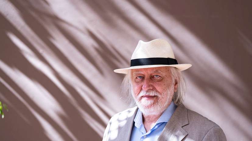 Hungarian author Laszlo Krasznahorkai is pictured at the Premio Formentor de las Letras 2024 in Marrakech