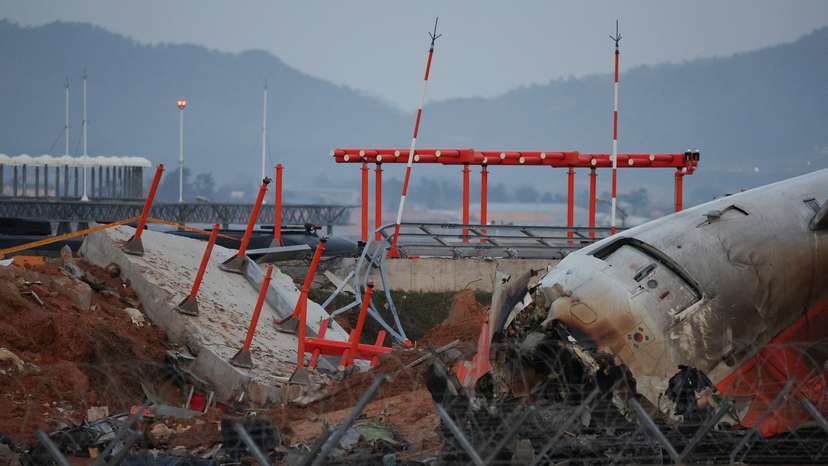 Aftermath of Jeju Air crash at South Korea's Muan airport